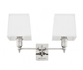 Casa Padrino Luxus Wandleuchte Nickel - Luxus Leuchte