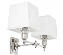 Casa Padrino Luxury Wall Lamp Nickel - Luxury Lamp