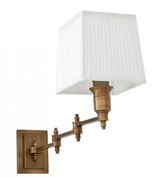 Casa Padrino Luxus Wandleuchte Messing - Luxus Qualität