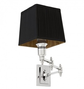 Casa Padrino Luxus Wandleuchte Nickel - Luxus Qualität
