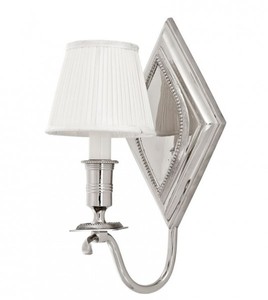 Casa Padrino parete lampada lusso diametro nichel 19 x 19 x H 37 centimetri - Luxury Collection