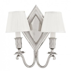 Casa Padrino lampe murale de luxe diamètre de nickel 30 x 16 x 37 cm H - Collection de luxe