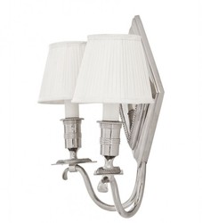 Casa Padrino lampe murale de luxe diamètre de nickel 30 x 16 x 37 cm H - Collection de luxe