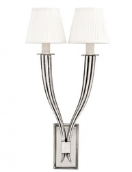 Casa Padrino lampada da parete di lusso antico diametro argento 30 x 16,5 x H 56,5 cm - qualità di lusso