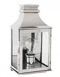 Casa Padrino Luxus Wandleuchte Nickel Durchmesser 17 x 13 x H 33 cm - Luxus Qualität