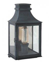 Casa Padrino Luxury Wall Lamp Zinc Diameter 17 x 13 x H 33 cm - Luxury Collection