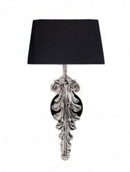 Casa Padrino Luxus Wandleuchte Nickel - Luxus Qualität