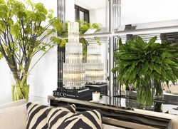 Casa Padrino Specchio da Parete Designer di Lusso 100 x H 100 cm - Argento / Grigio in Acciaio Inox