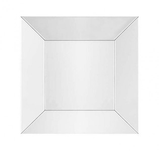 Casa Padrino Specchio da parete di design di lusso quadrato - Specchio in vetro bisellato, 100 x 100 cm