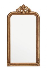 Casa Padrino Luxury Designer Wall Mirror in Baroque Style, Antique Gold Leaf, 90 x H 170 cm