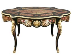 Boulle Sekretär Luxus Schreibtisch Möbel Interior Einrichtung Desk Office Baroque Barock