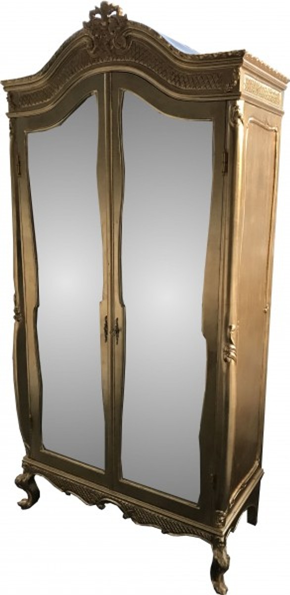 Casa Padrino Barock Kleiderschrank Garderobe Garderobenschrank Gold Baroque Cabinet Wardrobe Golden Furniture Castle Schloss Hotel Luxus Luxury Einrichtung Möbel Casa Padrino Barock Kleiderschrank Garderobe Garderobenschrank Gold Baroque Cabinet Wardrobe Golden Furniture Castle Schloss Hotel Luxus Luxury Einrichtung Möbel