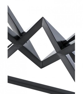 Casa Padrino Luxus Konsole aus rostfreiem Stahl und Glas in Bronze 90 x 30 x H. 82 cm