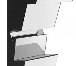 Casa Padrino Console de luxe en verre miroir 120 x 40 x H. 90 cm - Meuble design élégant
