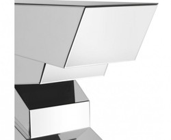 Casa Padrino Console de luxe en verre miroir 120 x 40 x H. 90 cm - Meuble design élégant