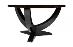 Casa Padrino Luxury Designer Mahogany Dining Table 150 x H. 78 cm - High Gloss Brown