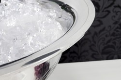 Casa Padrino Luxury Table Wine Cooler made of Aluminium silver H 30 cm W 65 cm