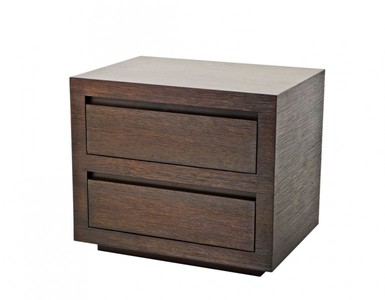 Casa Padrino Luxus Mahagoni Schrank mit 2 Schubladen Braun / Kaffee 62 x 45 x H. 53 cm
