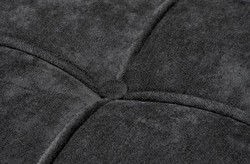 Casa Padrino Fauteuil de luxe design pour hôtel en noir - Velours et structure en bois - 94 x 82 x H. 77 cm