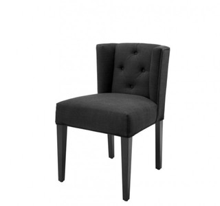 Casa Padrino sedia da pranzo di lusso Nero - Club Hotel Furniture