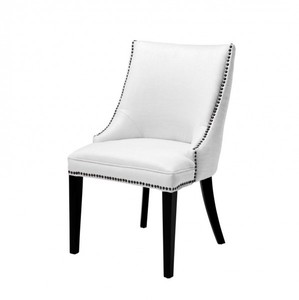 Casa Padrino lusso betulla Dinner Chair Creme - mobili albergo di lusso