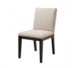 Casa Padrino chaise à manger en chêne de luxe couleur sable - Hôtel Restaurant chaise