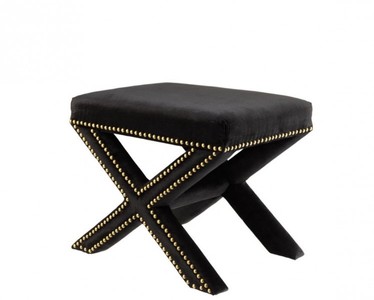 Casa Padrino luxury stool black 51 x 37 x H. 42 cm - Luxury Collection
