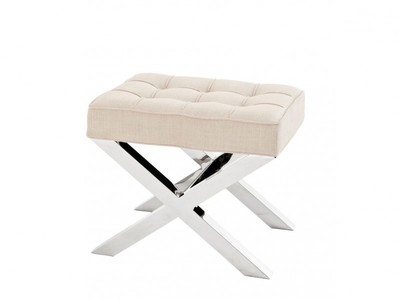 Casa Padrino tabouret de luxe Panama naturel 59 x 45,5 x 50,5 cm H. - Designer tabouret Hôtel