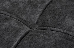 Casa Padrino Luxury Sofa in Baroque Style, Black Velvet and Black Legs, 230 x 81 x 78 cm