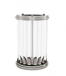 Casa Padrino candele candelieri di lusso argento Ø 26 x A. 41,5 cm - Candele candelieri di design - Accessori per hotel e ristoranti - Accessori per la decorazione di lusso
