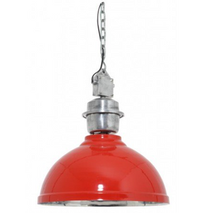 Casa Padrino Suspension Design Rouge, Diamètre 52 cm, Construction en Métal Massif, Édition Limitée