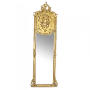 Casa Padrino Specchio da Parete Barocco di Lusso Madonna Oro 175 x 55 cm - Massiccio e Pesante - Specchio Stile Antico Casa Padrino Specchio da Parete Barocco di Lusso Madonna Oro 175 x 55 cm - Massiccio e Pesante - Specchio Stile Antico
