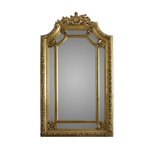 Casa Padrino Specchio da Parete di Lusso - Specchio Barocco Oro - 115 x H. 215 cm Casa Padrino Specchio da Parete di Lusso - Specchio Barocco Oro - 115 x H. 215 cm