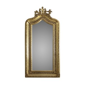 Casa Padrino Specchio da Parete di Lusso Stile Barocco, Oro, 110 x H. 210 cm Casa Padrino Specchio da Parete di Lusso Stile Barocco, Oro, 110 x H. 210 cm
