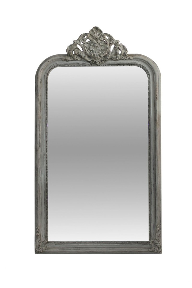 Casa Padrino Antique Style Mirror Grey 90 x H. 160 cm Casa Padrino Antique Style Mirror Grey 90 x H. 160 cm