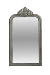 Casa Padrino Specchio da Parete Stile Antico in Grigio – Design di Lusso – 90 x H. 160 cm Casa Padrino Specchio da Parete Stile Antico in Grigio – Design di Lusso – 90 x H. 160 cm