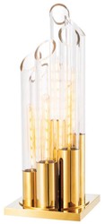 Casa Padrino Lampada da Tavolo di Lusso Designer Oro 30 x 30 x H. 80 cm - Edizione Limitata