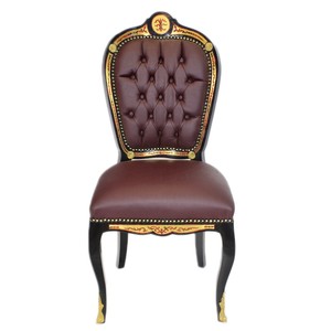 Casa Padrino lusso poltrona barocca Boulle Collection - sedia della scrivania di lusso