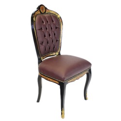 Casa Padrino lusso poltrona barocca Boulle Collection - sedia della scrivania di lusso Casa Padrino lusso poltrona barocca Boulle Collection - sedia della scrivania di lusso