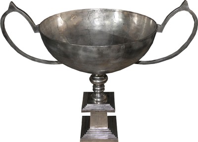 Casa Padrino Lujosa Champanera Art Déco XXL, Macetero con asas - Plata Antigua - 114 x 69 x 93 cm Casa Padrino Lujosa Champanera Art Déco XXL, Macetero con asas - Plata Antigua - 114 x 69 x 93 cm