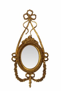 Casa Padrino Specchio da Parete Barocco in Stile Italiano Oro 59 x 125,5 cm - Specchio Decorato in Legno e Poliresina Casa Padrino Specchio da Parete Barocco in Stile Italiano Oro 59 x 125,5 cm - Specchio Decorato in Legno e Poliresina