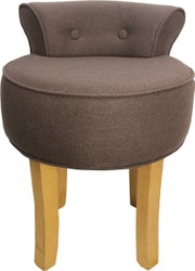 Sgabello Casa Padrino design Boston marrone medio - Sedia specchiera barocco
