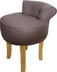 Sgabello Casa Padrino design Boston marrone medio - Sedia specchiera barocco