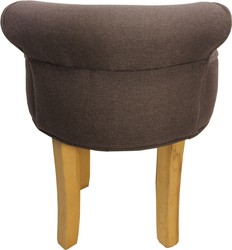 Sgabello Casa Padrino design Boston marrone medio - Sedia specchiera barocco