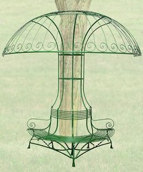 Casa Padrino bench with half-shade diameter 2.68 x H. 2.7m - Luxury Garden Furniture