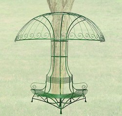 Casa Padrino bench with half-shade diameter 2.68 x H. 2.7m - Luxury Garden Furniture