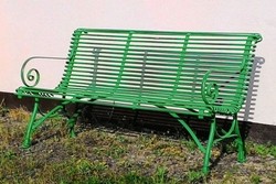 Casa Padrino 3 Seater Garden Bench - Vintage Wrought Iron Bench