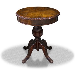 Casa Padrino Barock Mahagoni Tisch Beistelltisch Braun Brown Furniture Side Table Baroque