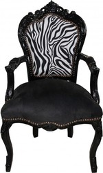 Casa Padrino Barock Esszimmer Stuhl Zebra Schwarz Zebralook Black White Schwarz Weiß Baroque Chair Arm CHairs Furniture Interior Möbel Einrichtung Casa Padrino Barock Esszimmer Stuhl Zebra Schwarz Zebralook Black White Schwarz Weiß Baroque Chair Arm CHairs Furniture Interior Möbel Einrichtung