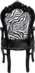 Casa Padrino Barock Esszimmer Stuhl Zebra Schwarz Zebralook Black White Schwarz Weiß Baroque Chair Arm CHairs Furniture Interior Möbel Einrichtung Casa Padrino Barock Esszimmer Stuhl Zebra Schwarz Zebralook Black White Schwarz Weiß Baroque Chair Arm CHairs Furniture Interior Möbel Einrichtung